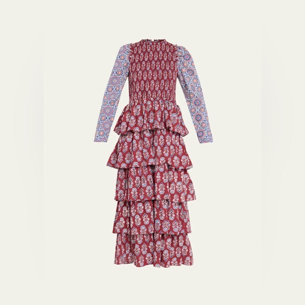 Alix of Bohemia Shelby Mulberry Ruffle Dress sz M $1,320 - Picture 1 of 4